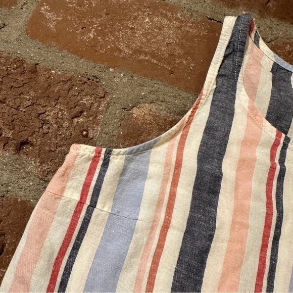 DREW Anthropologie striped Linen mix tank top size XS - Picture 4 of 15